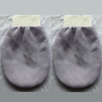 Exfoliating Body Scrub Glove for Bath Shower Spa Massage - Purple