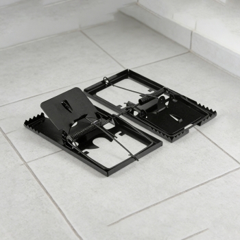 2PCS Metal Reusable Mouse Rat Trap Catcher 17 x 9cm Reusable Snap Traps Mousetrap Rodent Control