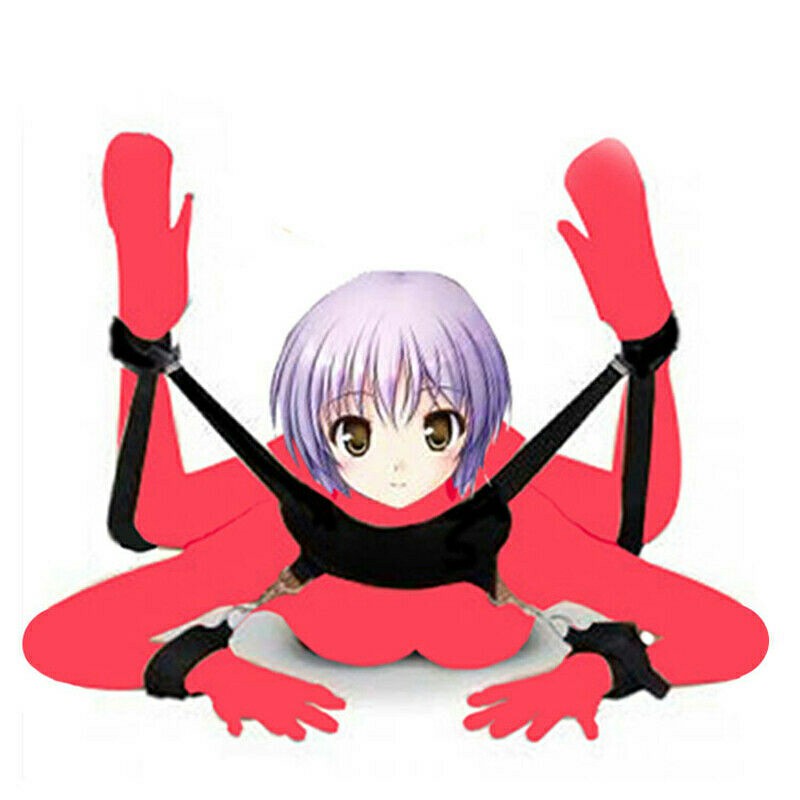 BDSM Bondage Set Under Bed Kit Handcuffs Ankle Restraint Straps Adult Toy for Couple