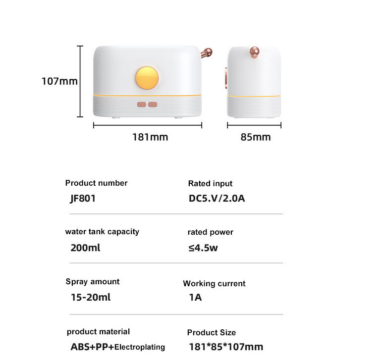 Flame Aromatherapy Diffuser and Home Humidifier, LED Light Essential Oil Diffuser, for Office Home Yoga Spa - Green