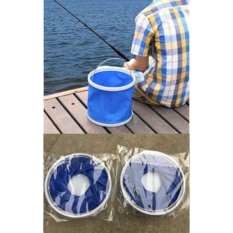 11L Bucket Folding Bucket Car Wash Car Bucket Portable Fishing Bucket