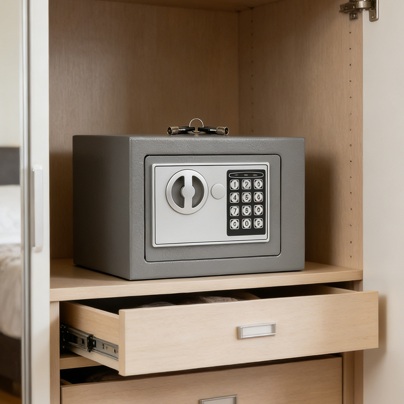 Digital Metal Safe Box Large Safety Electronic Security Steel Money Cash 2511g 17 x 23cm