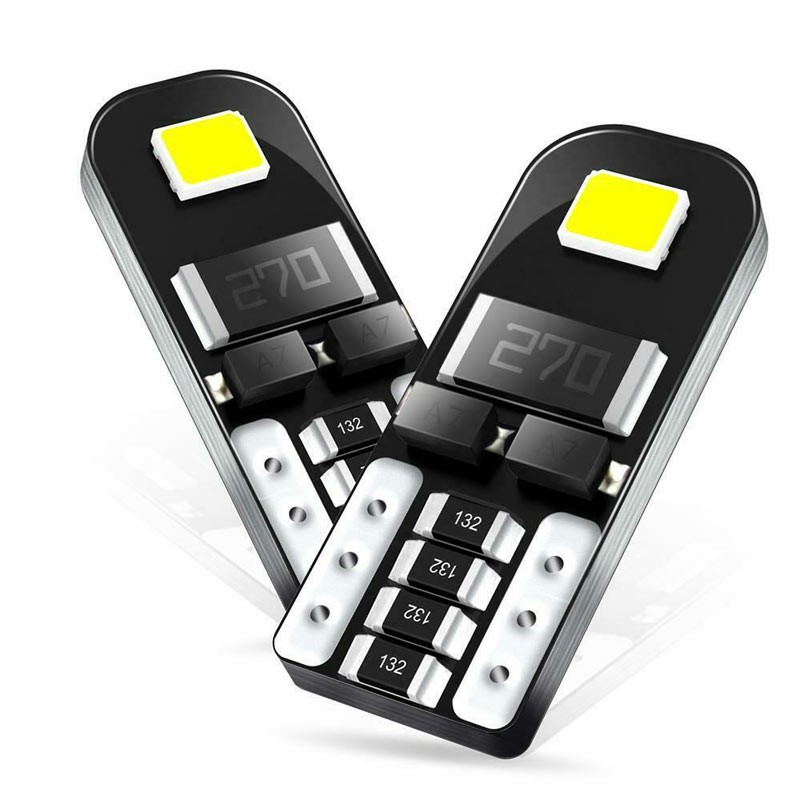 2 pcs Car LED Bulbs Canbus Error Free 5W Side Light Bulb Door Mirror Light License Light - Yellow Light
