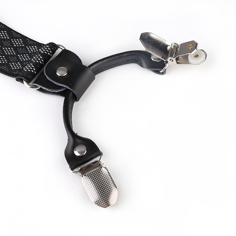 Business Men Adult Suspenders Clip Refined Non-slip Shoulder Straps - Prismatic