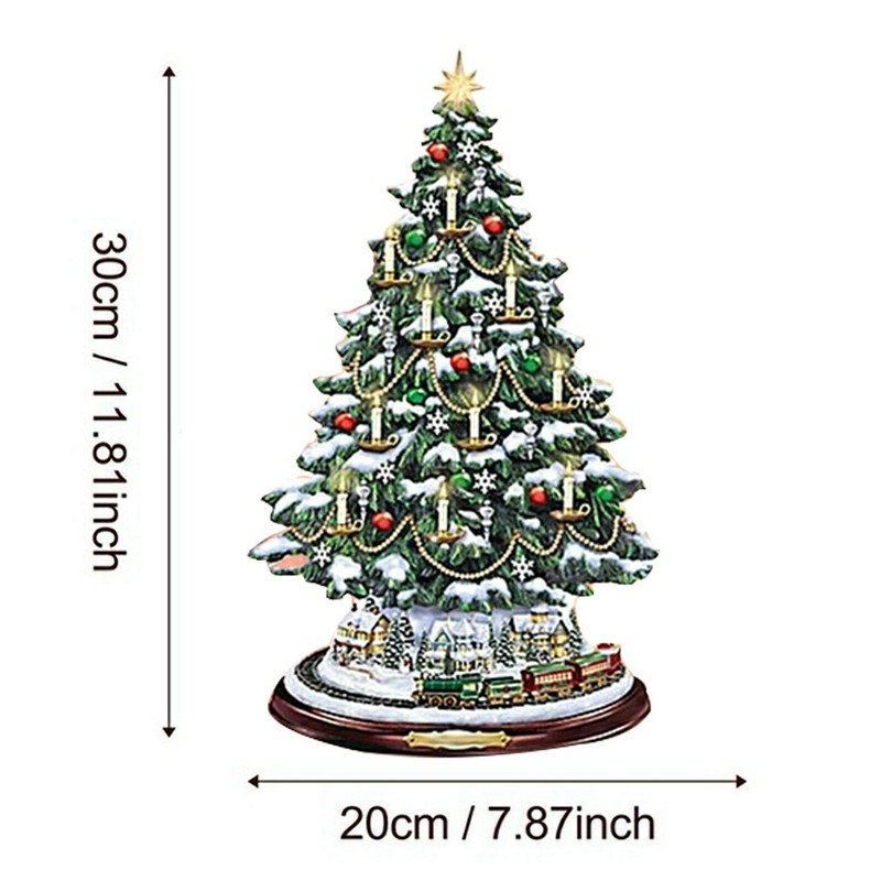 Christmas Window Stickers Xmas Snowman Santa Art Decal Wall Home Shop Decor - Christmas Tree Candle C