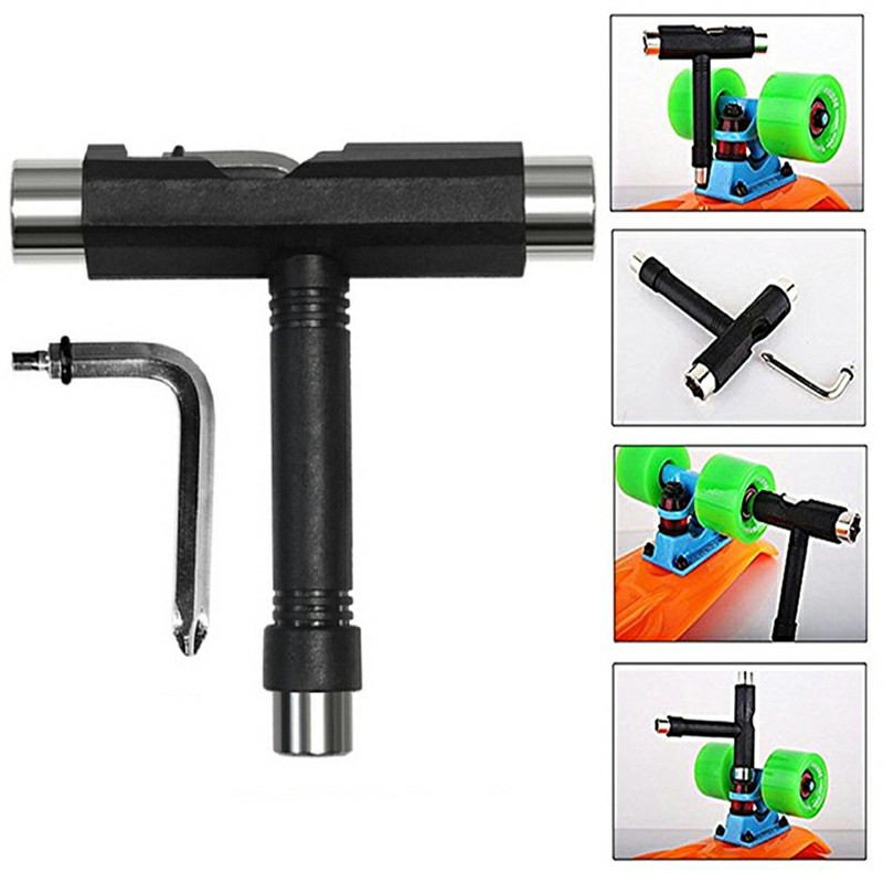 Skateboard Scooter Roller Skate Long Board All in 1 Allen Key T Shape Tool