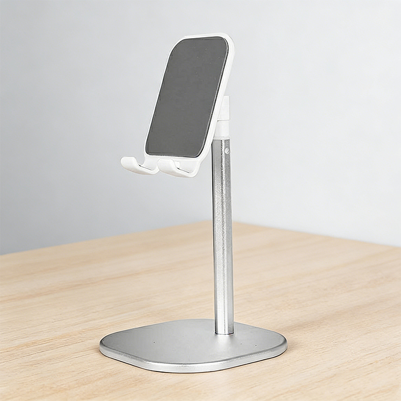 Universal Tablet Stand Holder Mobile Phone Desk Mount for iPhone iPad Samsung - Silver