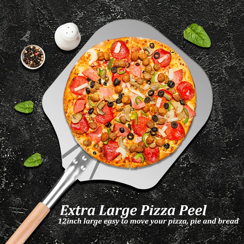 Pizza Making Tool Kits Ideal for for Homemade Baking Pizza Cookies Cake and BBQ