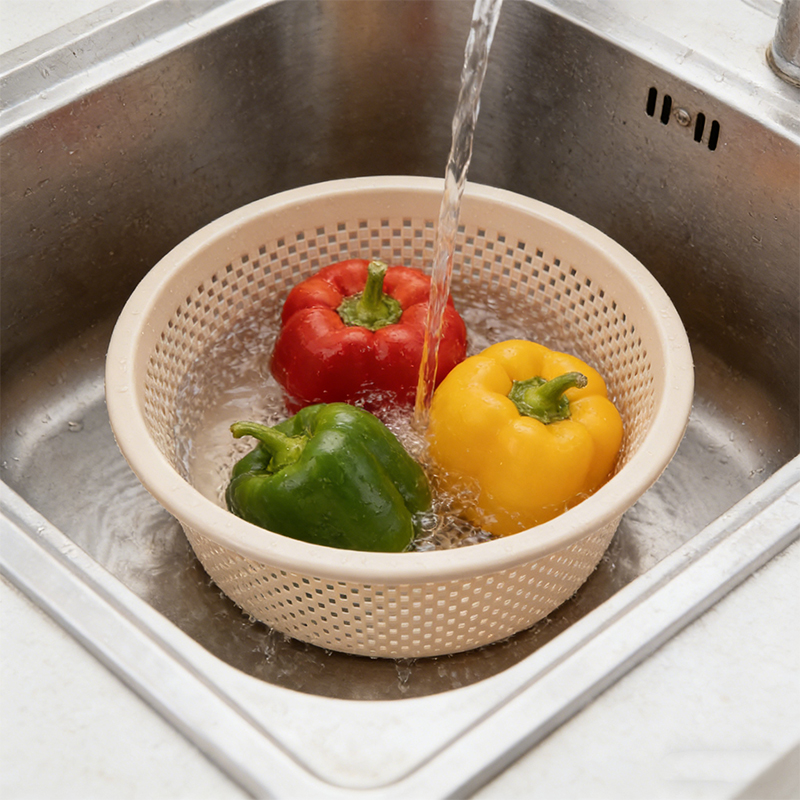 13.7 Inch Multipurpose Colander Kitchen Sieve Basket Washing Vegetables 212g 35cm