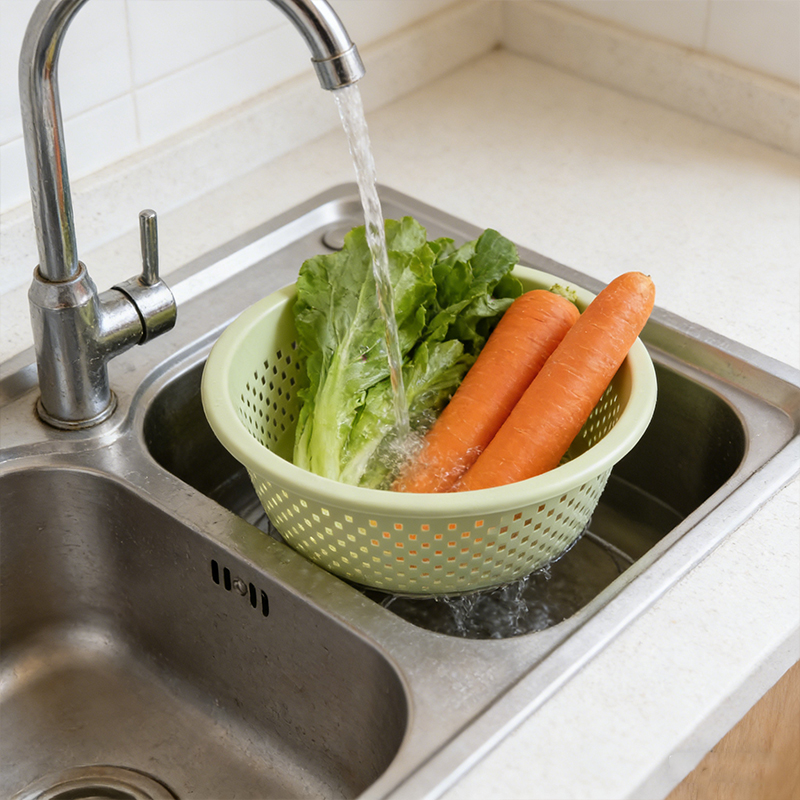 9 Inch Multipurpose Colander Kitchen Sieve Basket Washing Vegetables 23cm 82g