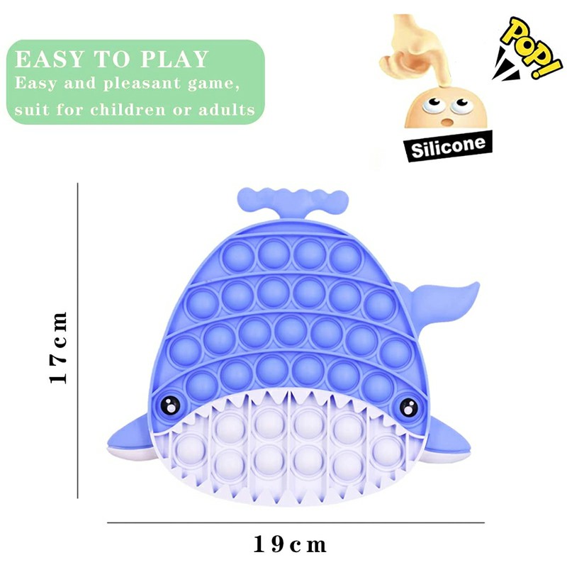 Pop it Fidget Game Among Us Anti Atress Products - Shark