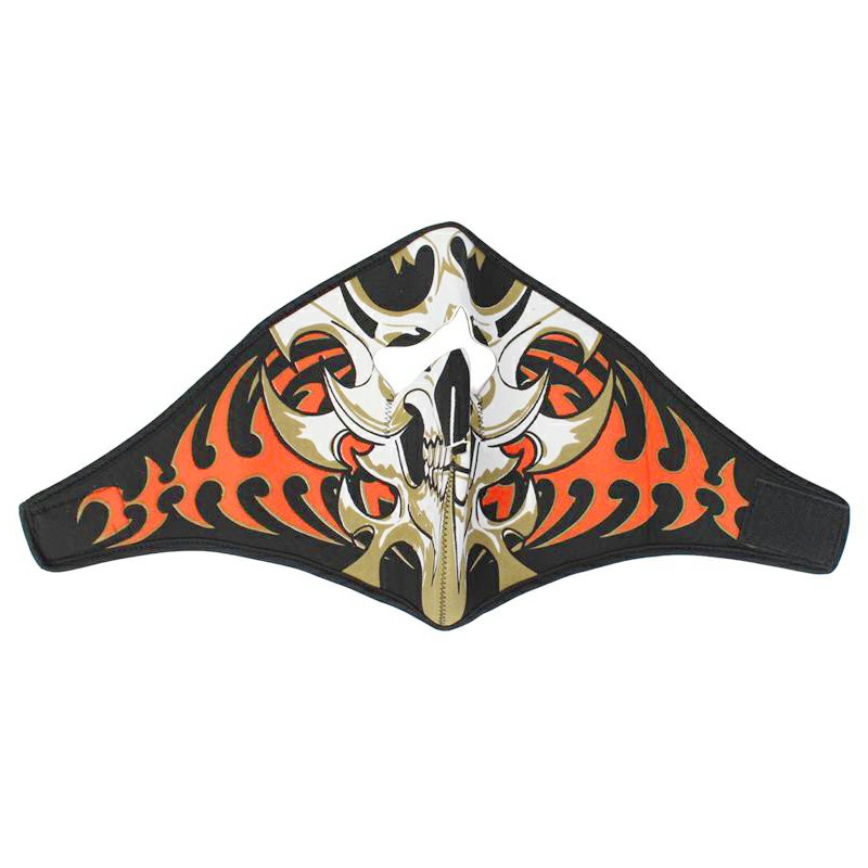 Unisex Windproof Full Face Mask Motorcycle Skiing Snowboarding Bike Facial Protector -Skull Blade
