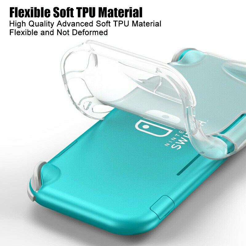 Nintendo Switch Lite TPU bumper Protective Case - Transparent