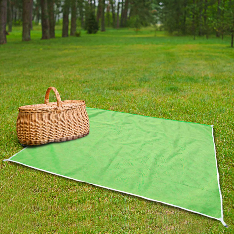 Waterproof Magic Sand Free Beach Mat 150 x 200cm Sand Blanket Mat for Picnic Camping - Green