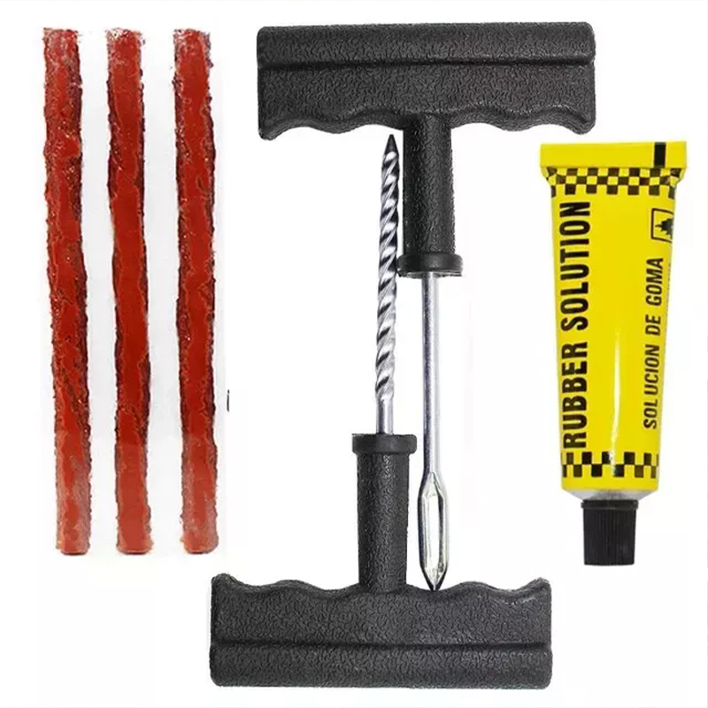Tubeless Tyre Puncher Repair Kit for Car Van Motorbike DIY Kit