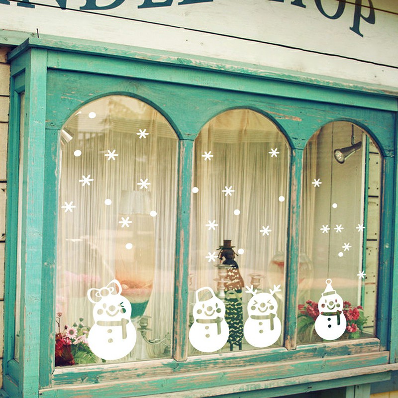 Christmas 3D Removable Window Wall Stickers Decor Xmas Home Shop Decorations - AFC8010