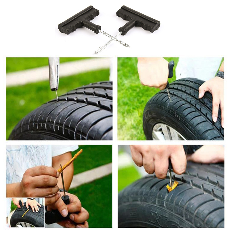 Tubeless Tyre Puncher Repair Kit for Car Van Motorbike DIY Kit