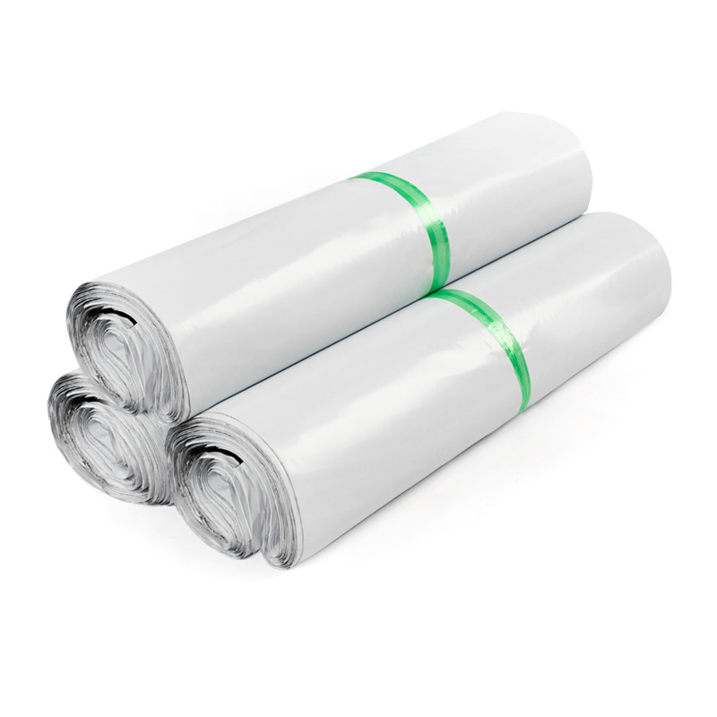 100 pcs Mail Bags Strong White Plastic Mailing Poly Pack Postage Bags 17cm x 29cm