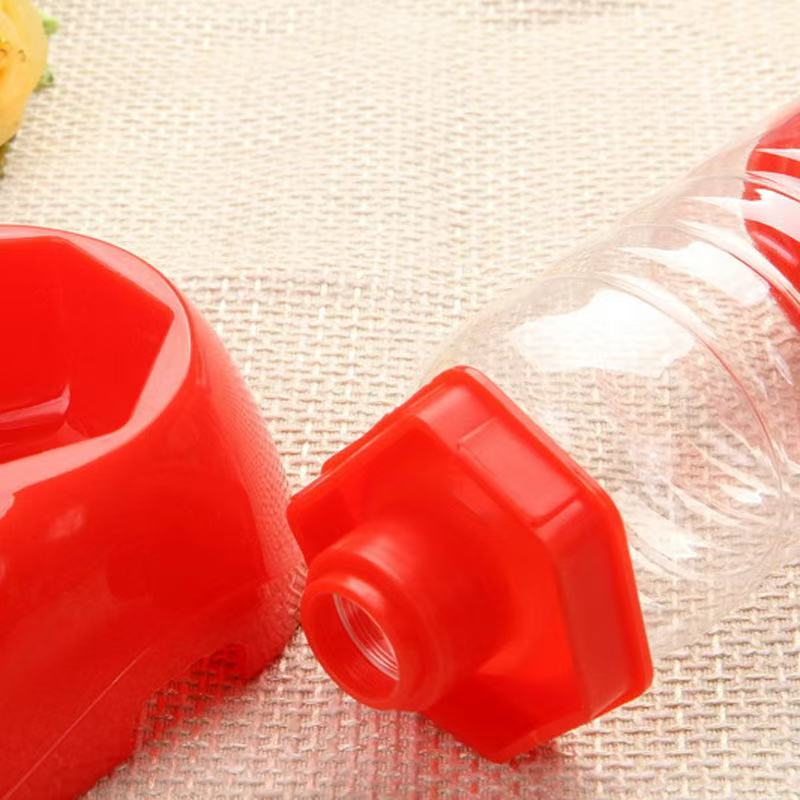 2 in 1 Automatic Pet Feeder Water Dispenser Self-Feeding Bowl for Dogs and Cats Red