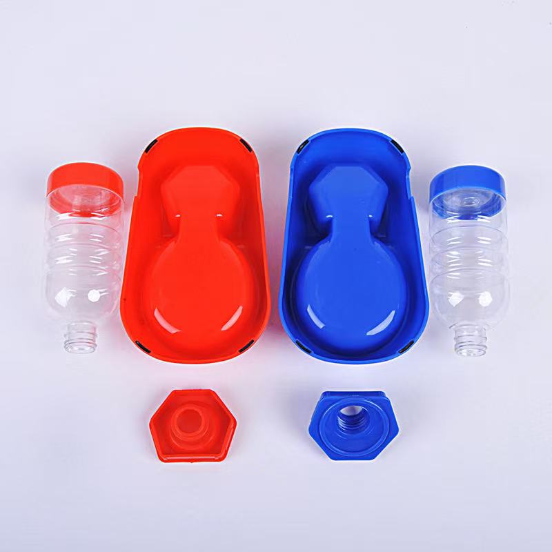 2 in 1 Automatic Pet Feeder Water Dispenser Self-Feeding Bowl for Dogs and Cats Blue