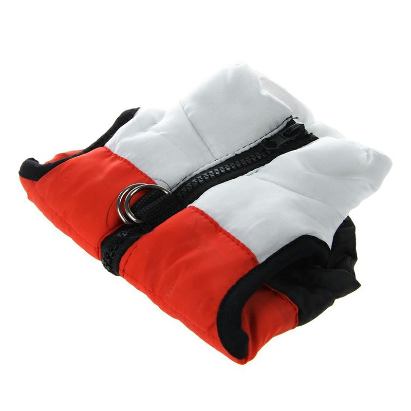 Pet Dog Cat Puppy Winter Coat Comfy Warm Vent Jacket Clothes Pulling Buckle - Size XS