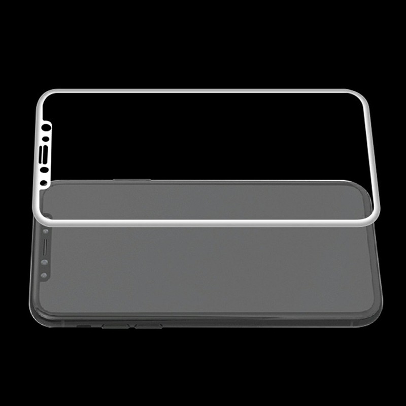 3D 9H Hardness Screen Protector Tempered Glass for Apple iPhone X/XS/11 Pro - White