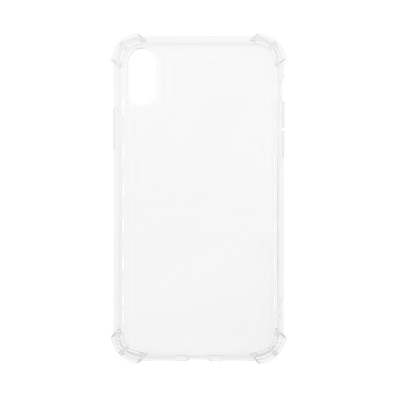 Transparent Thin TPU Rubber Soft Skin Silicone Protective Case Phone Cover for iPhone X/XS-Clear