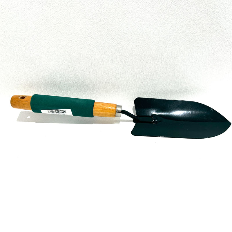 Green Metal Gardening Shovel Hand Garden Trowel Angled Bend-Proof Digging Garden Spade