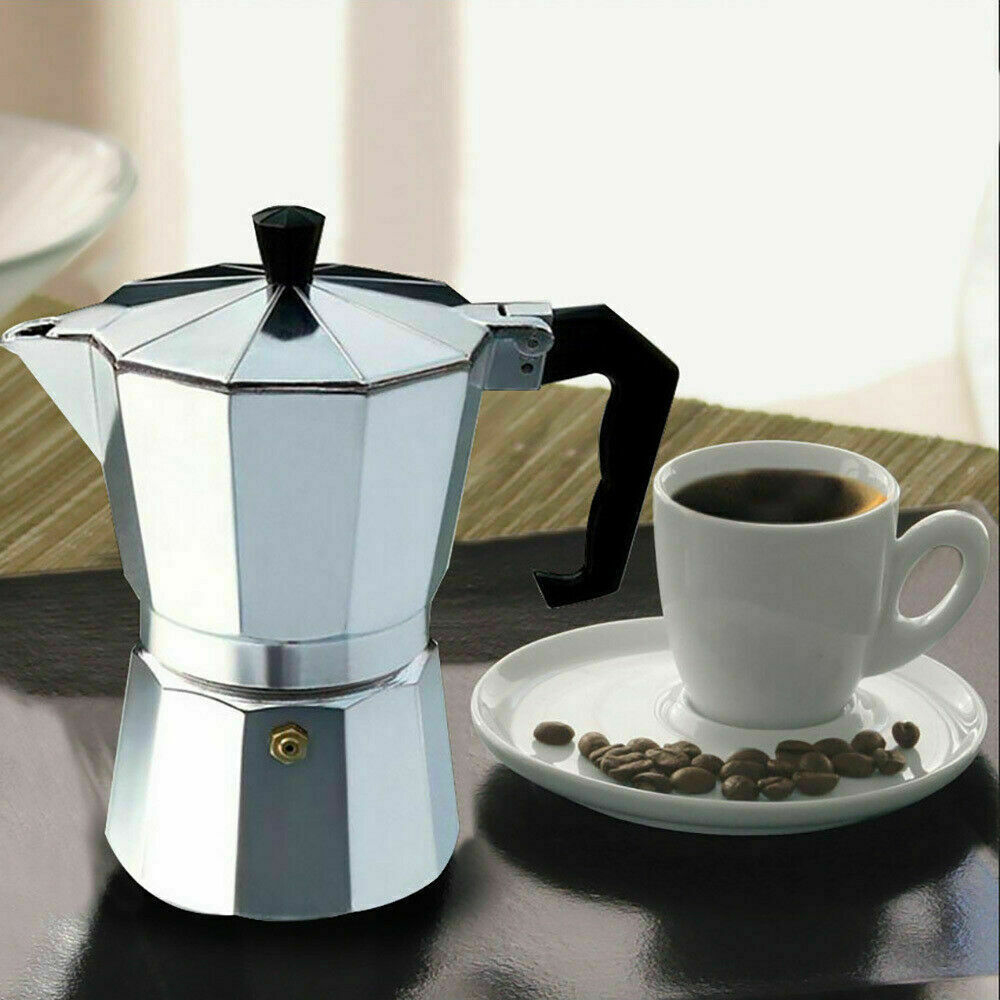 Octagonal Coffee Percolator Moka Coffee Maker Pot 2 Cups 100ml