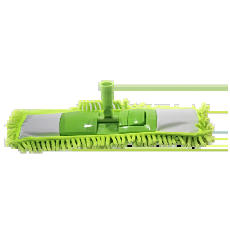 Folding and Adjustable 360 Plastic Microfibre Mop with Handle Random Colour