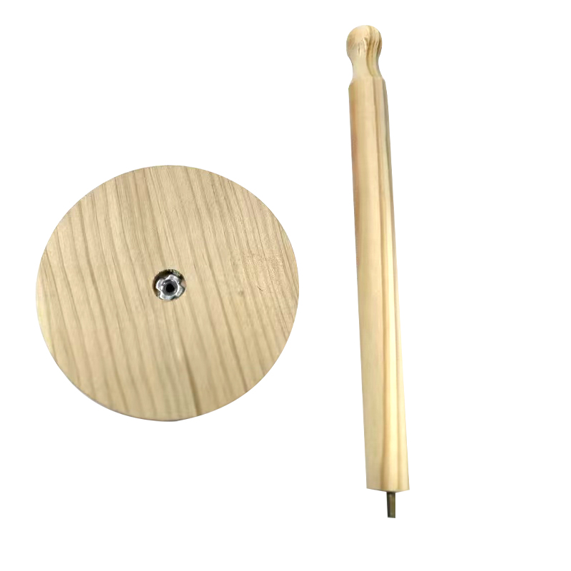 Wooden Tissue Holder Roll Holder Free Standing Paper Tower Stand for Kitchen Bathroom Bedroom