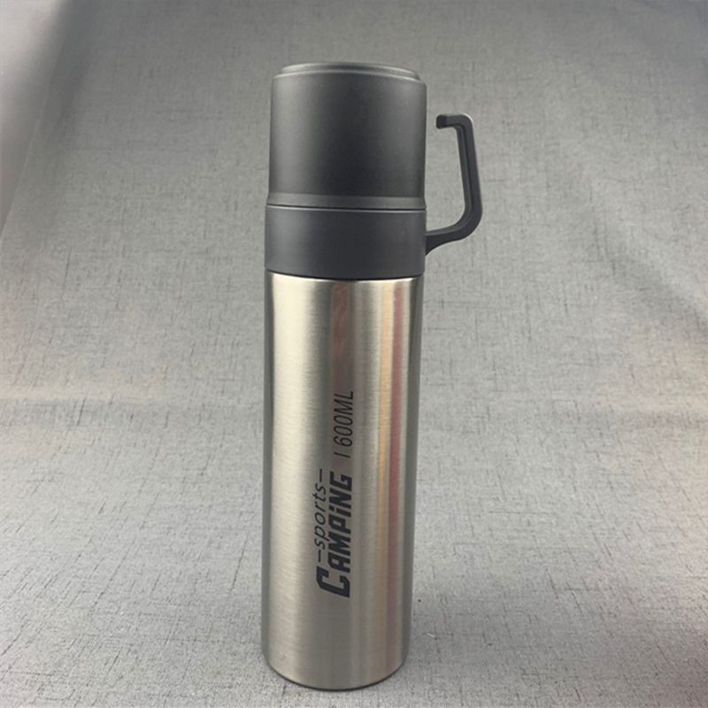 Travel Vacuum Flask Water Bottle for Coffee Built-in Lid Cup Thermal Tea Mug Sport Bottles Random Colours