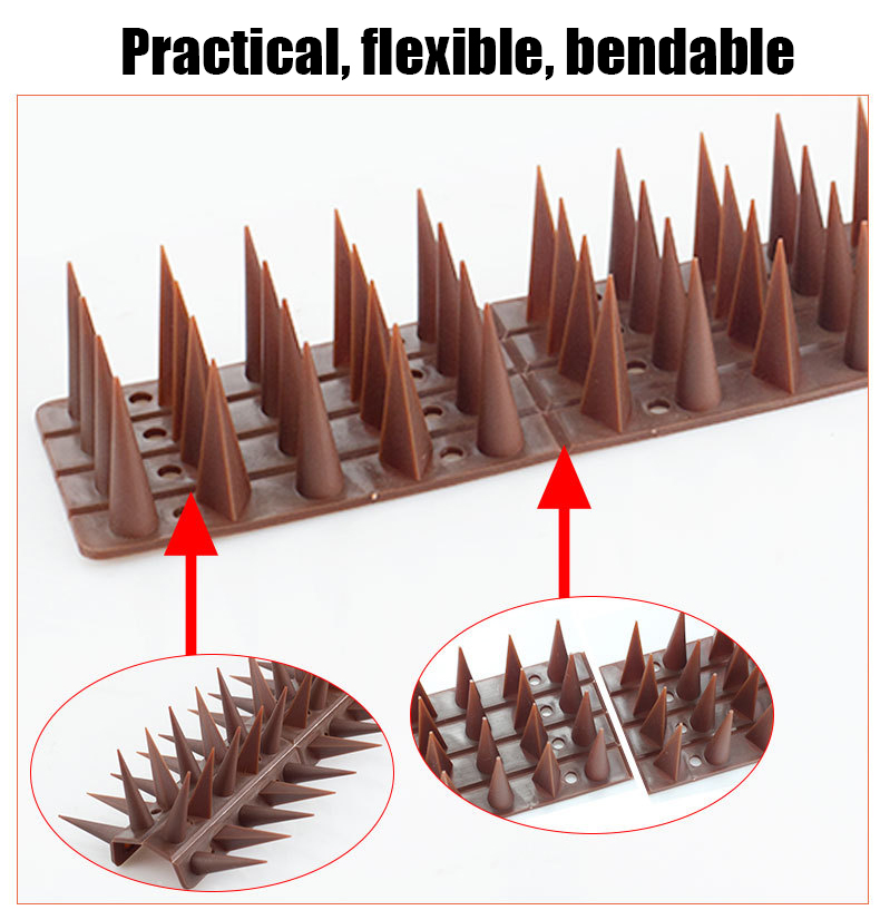 4.4m Fence Wall Spike Set 9PCS Garden Gate Shed Pest Deterrent Weather Resistant