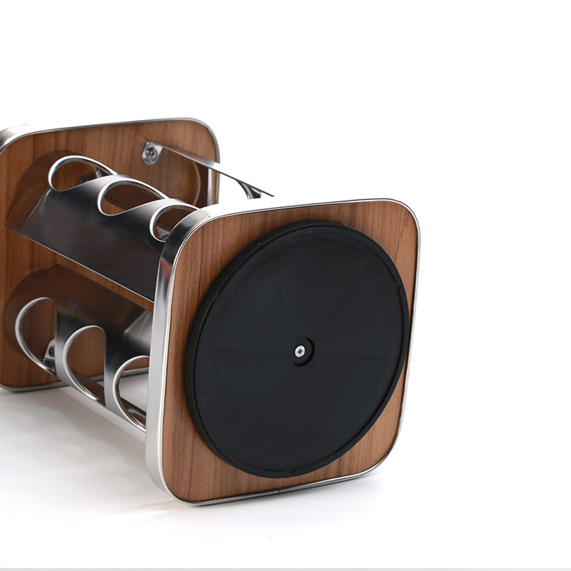 Spice Rack Organizer with 16 Empty Spice Jars for Countertop and Cabinet Square Shape 16 Jars