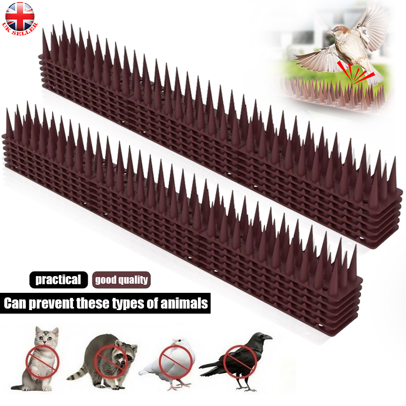 4.4m Fence Wall Spike Set 9PCS Garden Gate Shed Pest Deterrent Weather Resistant