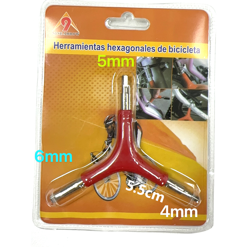 Bike Maintenance Repair Tools Hex Y Type Socket Wrench 8 9 10mm Spanner