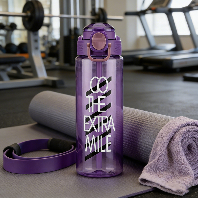 Leakproof Water Bottle BPA Free Plastic Drinking Bottle for Teenager Adult Sports Gym