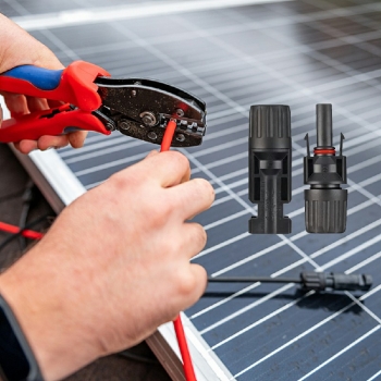 5x MC4 Solar Panel Cable Connectors + 1x Spanner