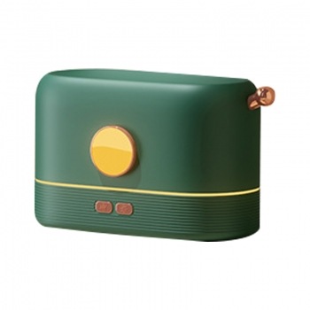 Flame Aromatherapy Diffuser and Home Humidifier, LED Light Essential Oil Diffuser, for Office Home Yoga Spa - Green