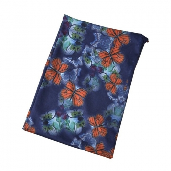 Sports Headband Wide Turban Elastic Stretchy Hair Band for Gym Yoga - Blue