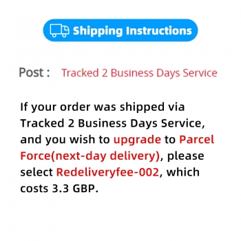 Redelivery fee for Royalmail tracked 48h service