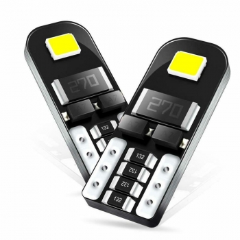 2 pcs Car LED Bulbs Canbus Error Free 5W Side Light Bulb Door Mirror Light License Light - Yellow Light