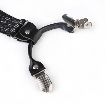 Business Men Adult Suspenders Clip Refined Non-slip Shoulder Straps - Prismatic