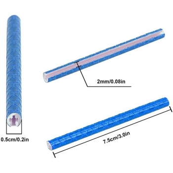 12 pcs Bike Wheel Spoke Reflector Warning Strip for BMX MTB Kids Road Mountain Bike - Blue