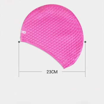Silicone Swimming Pool Cap for Men and Women - Pink