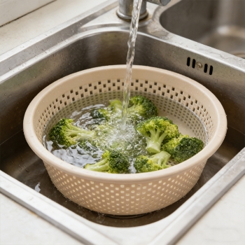 13.7 Inch Multipurpose Colander Kitchen Sieve Basket Washing Vegetables 212g 35cm