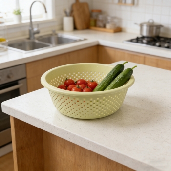 9 Inch Multipurpose Colander Kitchen Sieve Basket Washing Vegetables 23cm 82g