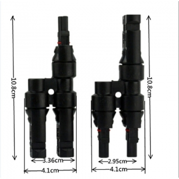 Solar Panel Diode T Connector Fuseholder Splitters Coupler Compatible with MC4