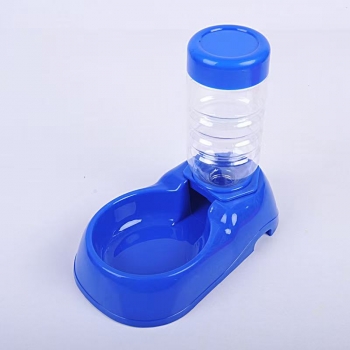 2 in 1 Automatic Pet Feeder Water Dispenser Self-Feeding Bowl for Dogs and Cats Blue