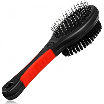 Double Sided Pet Fur Grooming Brush Pet Brush for Short and Long Hair Large Size